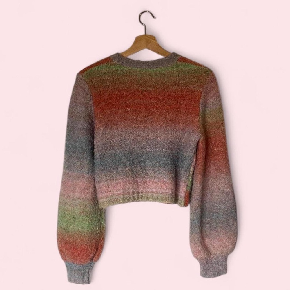 Ted Baker boiled rainbow ombré gradient sweater - Picture 3 of 4